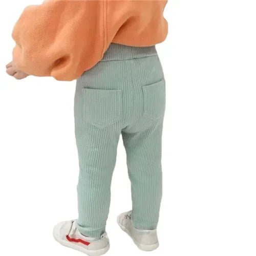 1 - 6Years Cotton Big PP Pants Spring Autumn Baby Girls Leggings Casual Kids Fashion Solid Long Trousers Children's Pants 2024 New - Clothesfassion.store