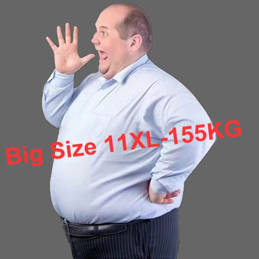 Plus Size Men Dress Shirt