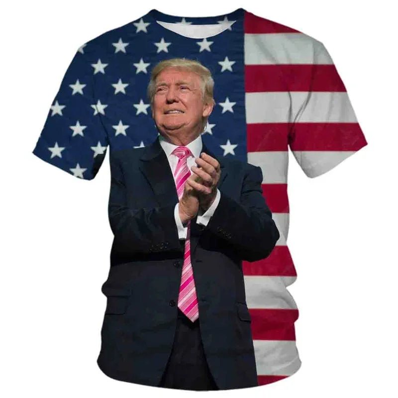 Summer popular men's printed T-shirt fashionable sports casual men's short sleeved street comfortable top - Clothesfassion.store