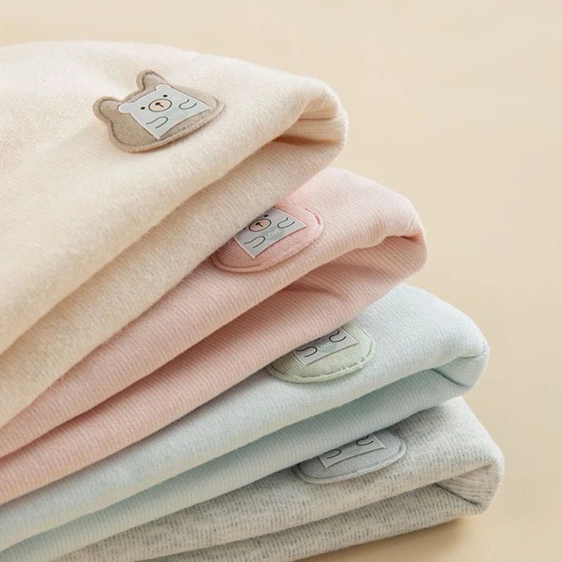 0 - 6Mouths Newborn Fetal Hat Cute Cartoon Baby Bear Beanies Spring Autumn Pure Cotton Pullover Cap Boys Girls Kids Warm Bonnet - Clothesfassion.store