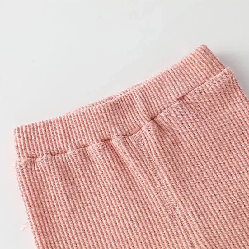 1 - 6Years Cotton Big PP Pants Spring Autumn Baby Girls Leggings Casual Kids Fashion Solid Long Trousers Children's Pants 2024 New - Clothesfassion.store