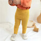 1 - 6Years Cotton Big PP Pants Spring Autumn Baby Girls Leggings Casual Kids Fashion Solid Long Trousers Children's Pants 2024 New - Clothesfassion.store