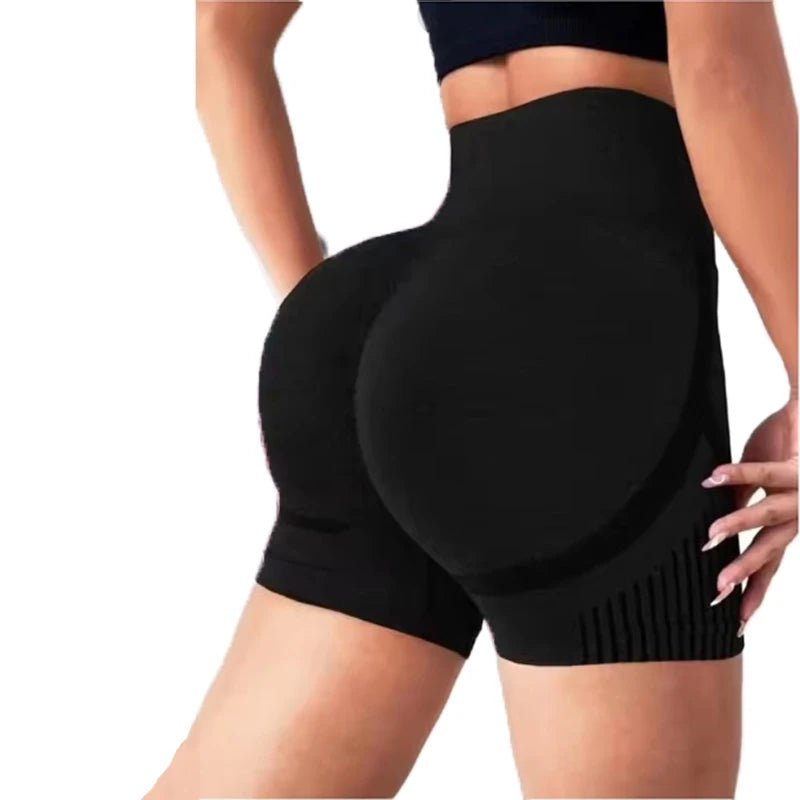 1pc Women's Yoga Shorts High Waist Workout Shorts Fitness Yoga Lift Butt Fitness Ladies Yoga Gym Running Short Pants Sportswear - Clothesfassion.store