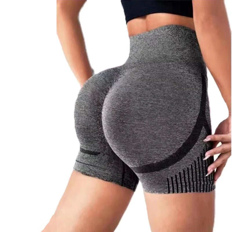 1pc Women's Yoga Shorts High Waist Workout Shorts Fitness Yoga Lift Butt Fitness Ladies Yoga Gym Running Short Pants Sportswear - Clothesfassion.store