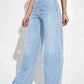 2024 new women's wear European and American loose Denim wide leg pants slimming high waist all - match jeans for women - Clothesfassion.store