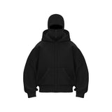 2025 Autumn and Winter New Men's and Women's Casual Sportswear With Hooded Mask Design, Sporty and Fashionable Plus Size Hoodie - Clothesfassion.store