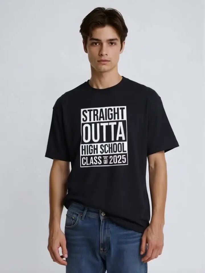 2025 Graduation Shirt, Senior 2025 Shirt, Straight Outta High School Class Of 2025High School Graduate Class Of 2025 - Clothesfassion.store