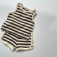 2025 Summer New Baby Sleeveless Clothes Set Infant Boy Girl Vest + Shorts 2pcs Suit Toddler Waffle Striped Breathable Outfits - Clothesfassion.store