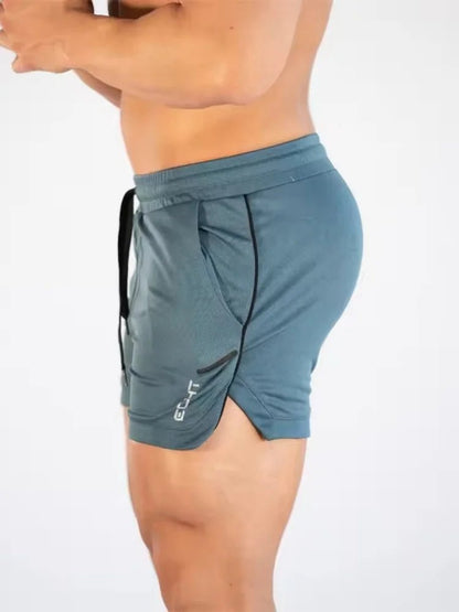 2026 Mens Gym Training Shorts Men Sports Casual Clothing Fitness Workout Running Grid quick - drying compression Shorts Athletics - Clothesfassion.store
