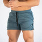 2026 Mens Gym Training Shorts Men Sports Casual Clothing Fitness Workout Running Grid quick - drying compression Shorts Athletics - Clothesfassion.store