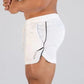 2026 Mens Gym Training Shorts Men Sports Casual Clothing Fitness Workout Running Grid quick - drying compression Shorts Athletics - Clothesfassion.store