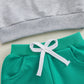 2026 Winter Toddler Baby Girl Boy Fall Outfits Letter Print Long Sleeve Crew Neck Sweatshirt with Solid Long Pants 2Pcs Sets - Clothesfassion.store