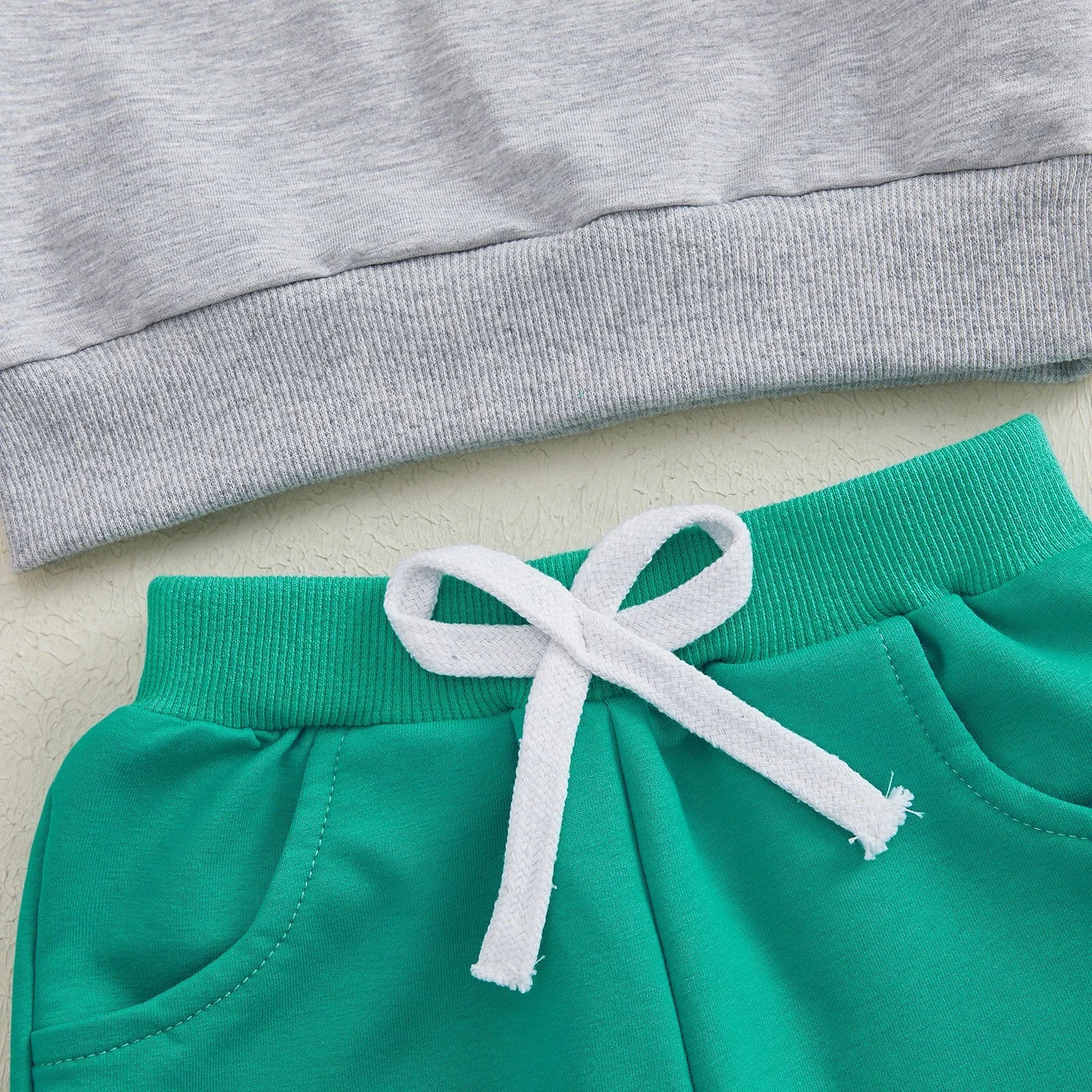 2026 Winter Toddler Baby Girl Boy Fall Outfits Letter Print Long Sleeve Crew Neck Sweatshirt with Solid Long Pants 2Pcs Sets - Clothesfassion.store