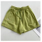 2026 Women's Comfortable Loose Wide - legged Drawstring A Pants Slim Waist Slim Fit Casual Home Versatile Sports Shorts New - Clothesfassion.store