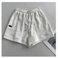 2026 Women's Comfortable Loose Wide - legged Drawstring A Pants Slim Waist Slim Fit Casual Home Versatile Sports Shorts New - Clothesfassion.store