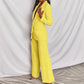 2pcs Casual Suit Lapel Button - down Blazer Jacket And Straight - leg Pants Office Commuting Business Trousers Set Clothing - Clothesfassion.store