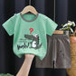 2PCS Children's Sets mother Kids Clothes Boys Girl T-shirt Shorts Summer Cotton Short sleeve Baby Children Clothing Toddler Suit - Clothesfassion.store