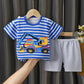 2PCS Children's Sets mother Kids Clothes Boys Girl T-shirt Shorts Summer Cotton Short sleeve Baby Children Clothing Toddler Suit - Clothesfassion.store