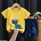 2PCS Children's Sets mother Kids Clothes Boys Girl T-shirt Shorts Summer Cotton Short sleeve Baby Children Clothing Toddler Suit - Clothesfassion.store