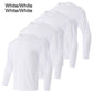 4 - piece men's solid color round neck T-shirt - quick drying, breathable, moisture wicking, suitable for fitness and running - Clothesfassion.store