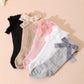 5 Pairs of Kids Knee High Socks with Bowknots Decoration, Cute Soft Breathable Long Striped Socks for Baby Girls Aged 0 - 72 Months - Clothesfassion.store
