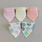 5pcs/lot Baby Bibs Triangle Double Cotton Bibs Cartoon Print Saliva Towel Baby Boys Girls Feeding Apron Cotton Bandana Bibs - Clothesfassion.store