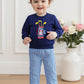 Adorable 2 Piece Autumn Ensemble with Cute Bear Applique Sweatshirt and Cozy Plaid Pants for Baby Boy or Girl Outfit - Clothesfassion.store