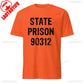 Alcatraz Psycho Ward T-Shirt Prisoner Halloween Orange Tees Costume Halloween Outfit for Men Convict Summer Casual Cotton Tops - Clothesfassion.store