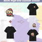 Alcatraz Psycho Ward T-Shirt Prisoner Halloween Orange Tees Costume Halloween Outfit for Men Convict Summer Casual Cotton Tops - Clothesfassion.store