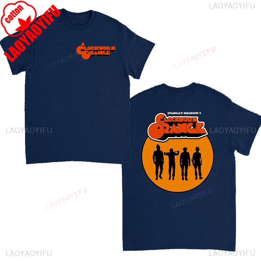 Alcatraz Psycho Ward T-Shirt Prisoner Halloween Orange Tees Costume Halloween Outfit for Men Convict Summer Casual Cotton Tops - Clothesfassion.store