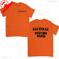 Alcatraz Psycho Ward T-Shirt Prisoner Halloween Orange Tees Costume Halloween Outfit for Men Convict Summer Casual Cotton Tops - Clothesfassion.store