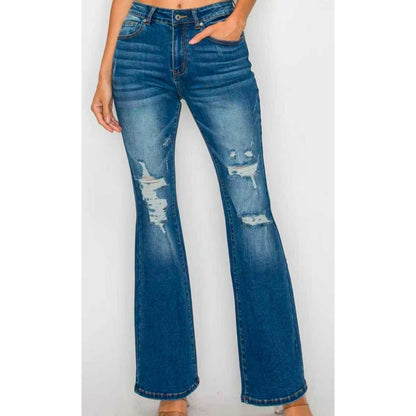 Ankle Length Jeans For Women High Waist Skinny Slim Fit Denim Pants Casual Comfortable Stretchable - Clothesfassion.store