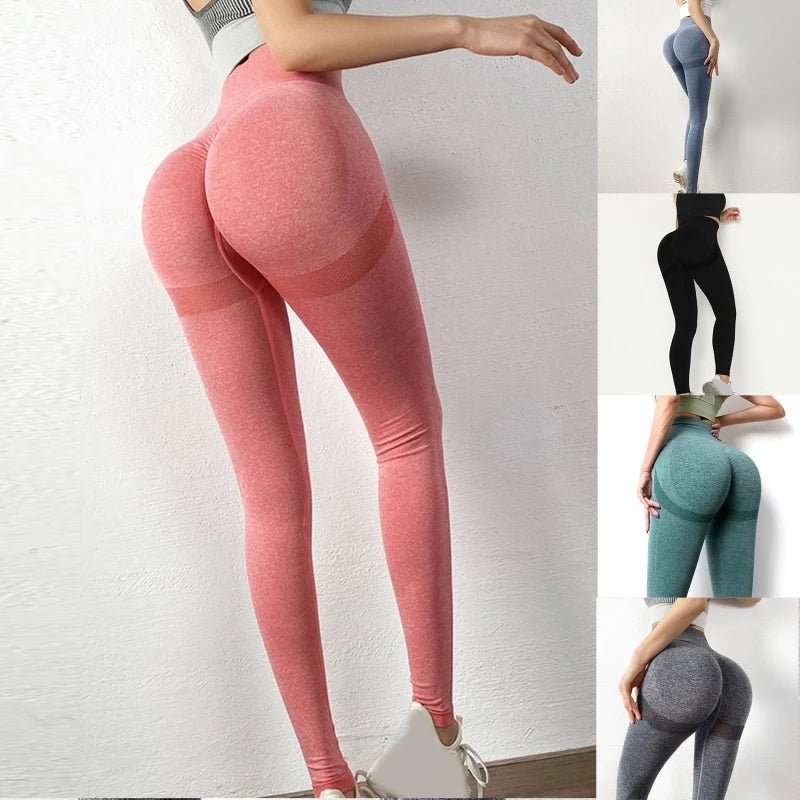 Autumn Winter High Quality Yoga Pants Lady High Waist Workout Fitness Lift Butt Fitness Yoga Gym Running Pants Casual Sportswear - Clothesfassion.store