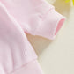 Baby Girl Clothes Infant Fall Winter Outfits Be Mine Long Sleeve Crewneck Sweatshirts Pants Outfits Set 0 - 24M - Clothesfassion.store