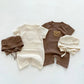 Baby jumpsuit summer waffle bear baby clothes baby short - sleeved jumpsuit, super cute summer outdoor clothes for boys and girls - Clothesfassion.store