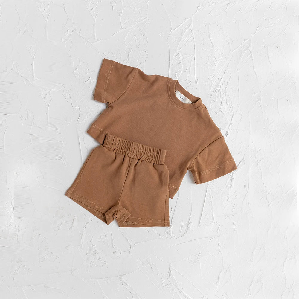 Baby Rompers Summer Solid Boy One piece Short Sleeve New Born Cotton Clothes Baby Girl Bodysuit Onesies Newborn Baby Clothes - Clothesfassion.store