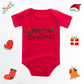 Baby's Merry Christmas Santa Bodysuit Cute New Year Clothes for Boy and Girl Red Jumpsuit Infant Short Sleeve Playsuit Outfit - Clothesfassion.store