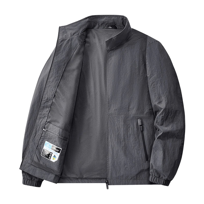 Big&Tall 8XL Men Outdoor Jacket Autumn Winter Jacket Hiking Camping Windbreaker Plus Size Spring Oversized Outwear Hooded Coat - Clothesfassion.store