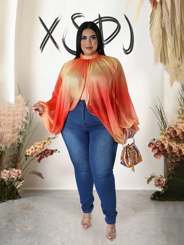 Blouses Extra Large Sizes for Women Summer Elegant and Youthful Woman Blouses Plus Size Chiffon Blouses Wholesale Dropshipping - Clothesfassion.store