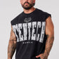 Chaozhou brand hot sales high street American retro washable old vest boys summer ins Chaozhou brand sports pure cotton sleevele - Clothesfassion.store