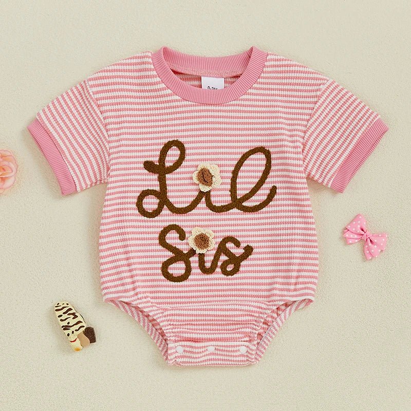 Cute Baby Girls Rompers with Adorable Animal Print and Ruffle Detail Round Neck Short Sleeve Infant Bodysuits Jumpsuits for - Clothesfassion.store