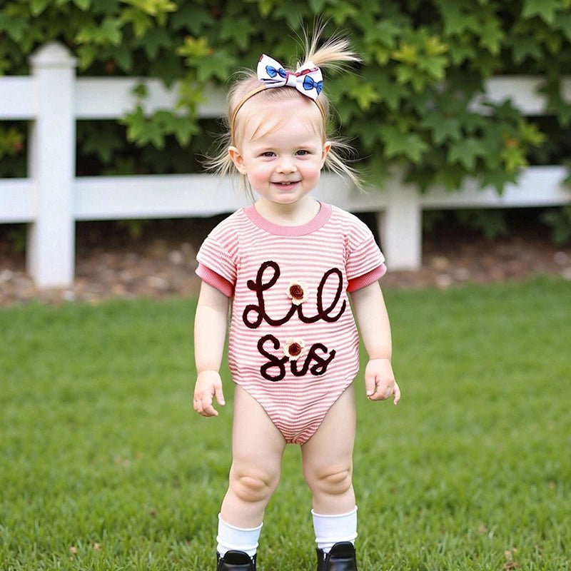 Cute Baby Girls Rompers with Adorable Animal Print and Ruffle Detail Round Neck Short Sleeve Infant Bodysuits Jumpsuits for - Clothesfassion.store