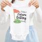 Daddy 's Future Golfing Buddy Print Baby Bodysuit Toddler Funny Newborn Rompers Summer Short Sleeve Clothes Infant Shower Gifts - Clothesfassion.store