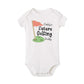 Daddy 's Future Golfing Buddy Print Baby Bodysuit Toddler Funny Newborn Rompers Summer Short Sleeve Clothes Infant Shower Gifts - Clothesfassion.store