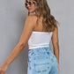 Denim Pant Women Shorts Skirts Jeans Short Pants Slim Fit High Waist Straight Trousers Y2k Streetwear Elegant Splice Work 2026 - Clothesfassion.store