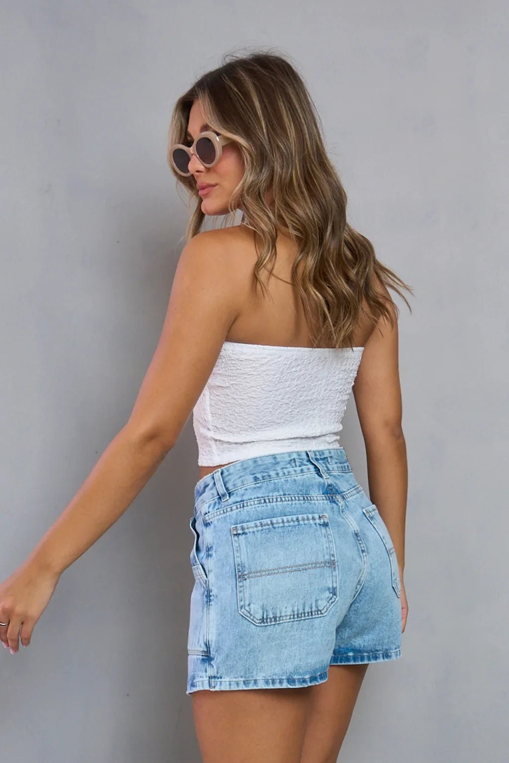 Denim Pant Women Shorts Skirts Jeans Short Pants Slim Fit High Waist Straight Trousers Y2k Streetwear Elegant Splice Work 2026 - Clothesfassion.store