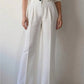 European and American cross - border spring and autumn fashion solid color casual high - waist loose work trousers with pockets - Clothesfassion.store