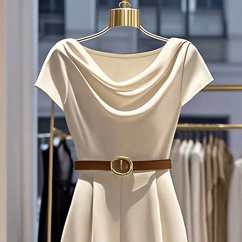 European And American Elegant Style Satin Jumpsuit - Clothesfassion.store