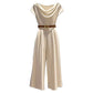European And American Elegant Style Satin Jumpsuit - Clothesfassion.store
