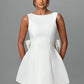 Fashion Big - Bowed Pearls Backless Dress Summer Slim Sleeveless A - line Dresses For Party Evening Women's Clothing - Clothesfassion.store